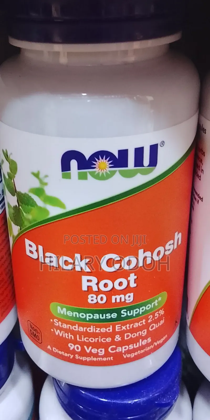 NOW Foods Black Cohosh Root 80 Mg Veg Capsules