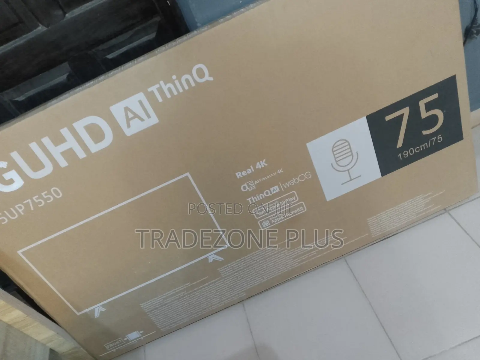 LG 75 UHD Television – Modern Entertainment