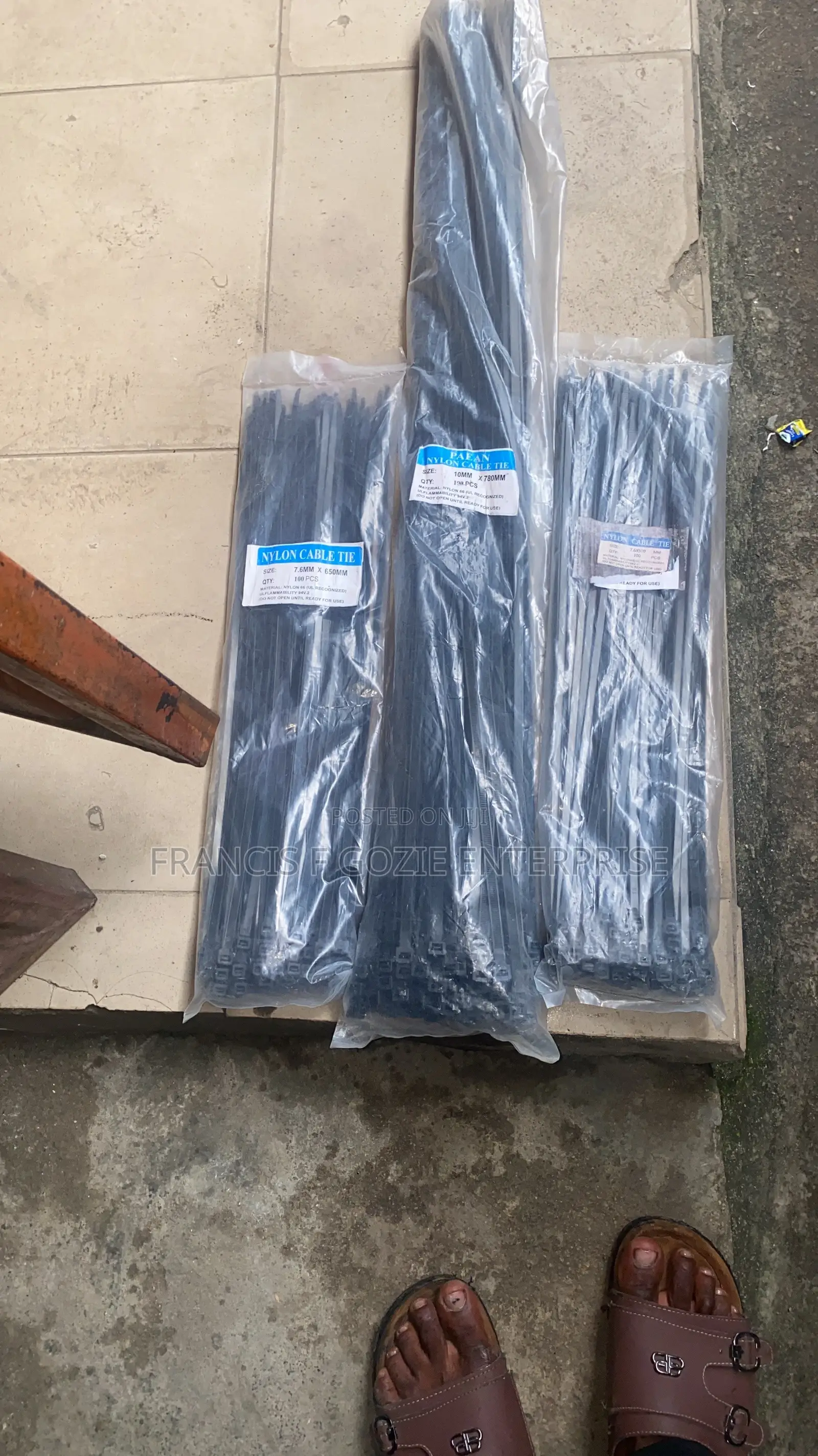 Nylon Cable Ties 7.6mmx650mm