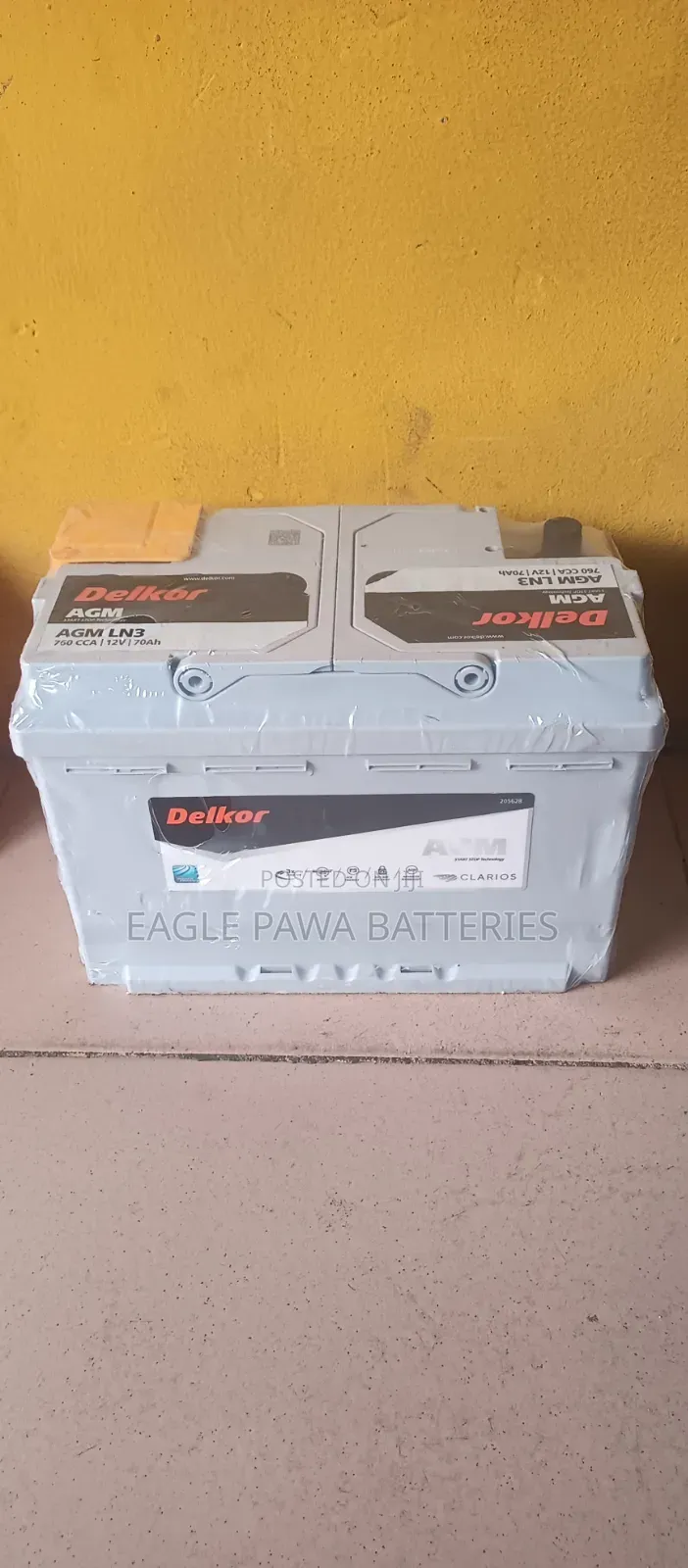 Delkor AGM Battery LN3