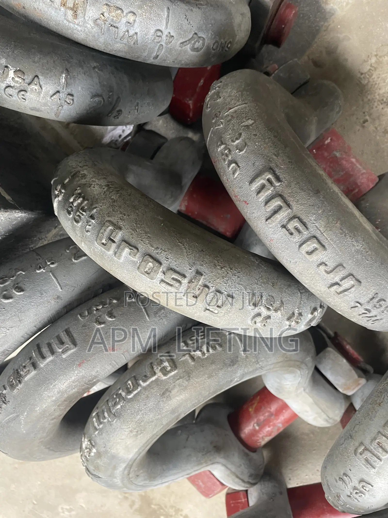 55Ton Crosby Shackles 2-1/2” in Inches Avai