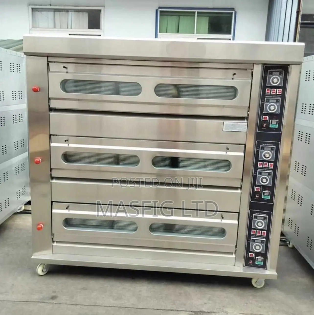 3 Deck 9 Trays Gas Oven