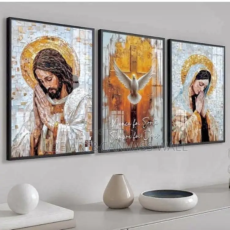 Jesus Split Canvas Wall Color Artframes