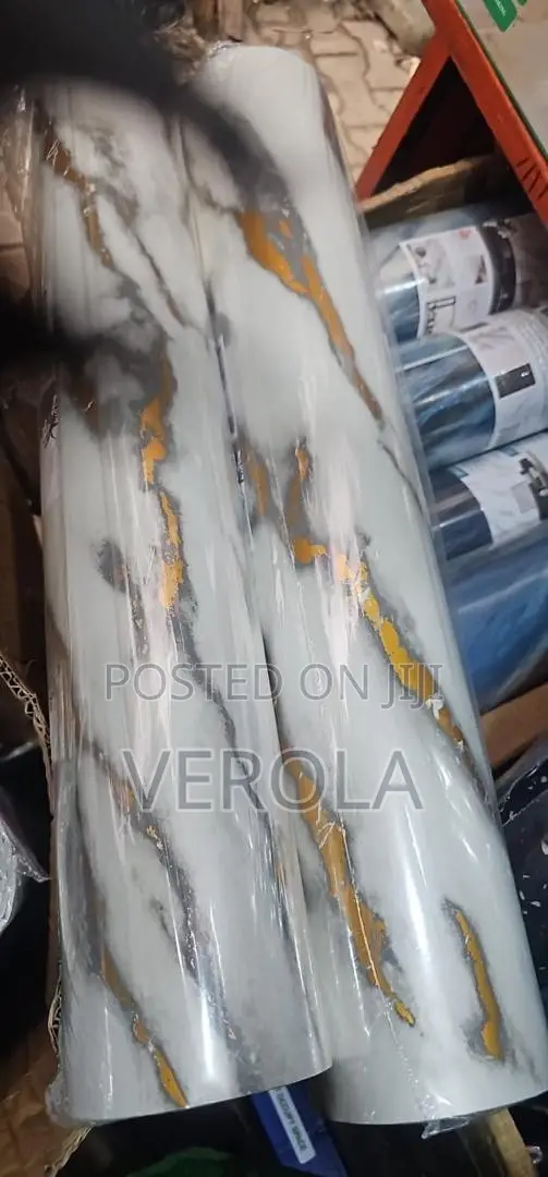 Self Adhesive Marble Wallpaper Roll for Kitchen Cabinets Walls
