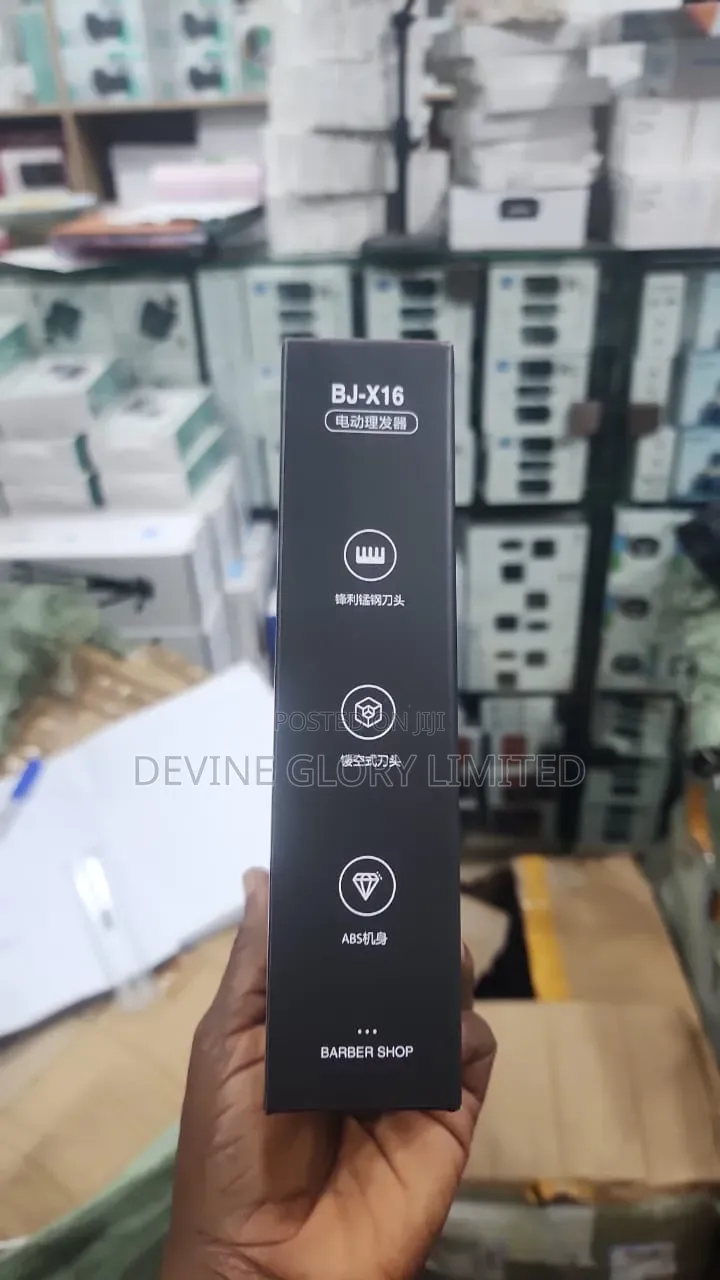 JIANKE BJ-X16 Cordless Hair Beard Trimmer With LCD Display