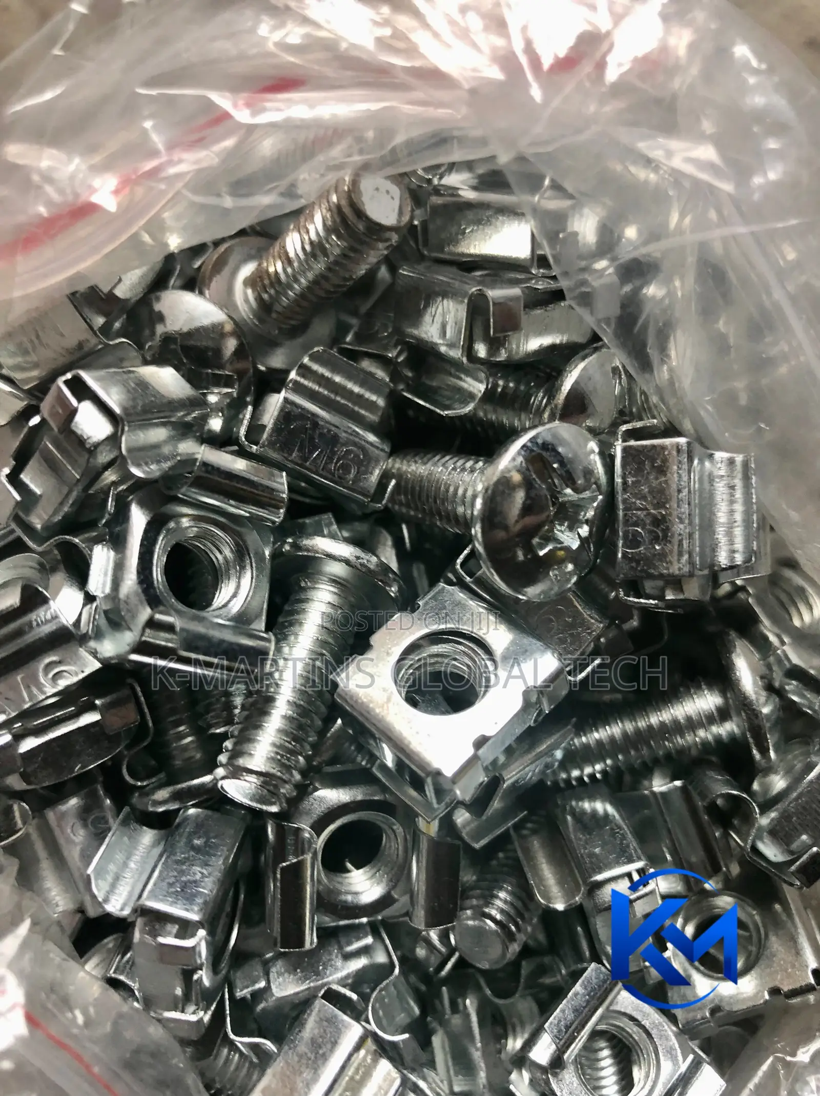 19 Inch Server Rack Cage Nuts M6 Rack Mounting Screws
