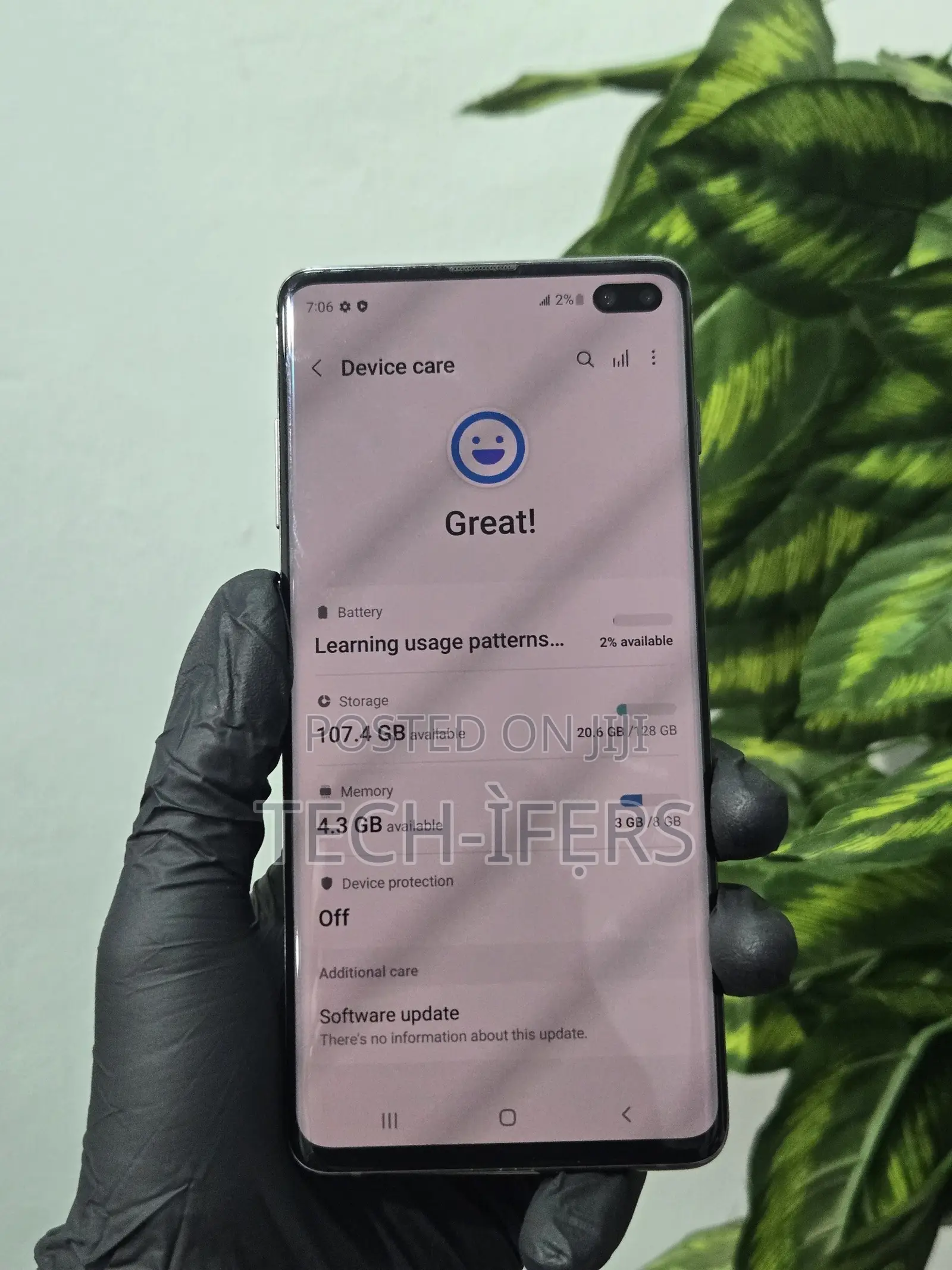 Samsung Galaxy S10 Plus 128 GB Black