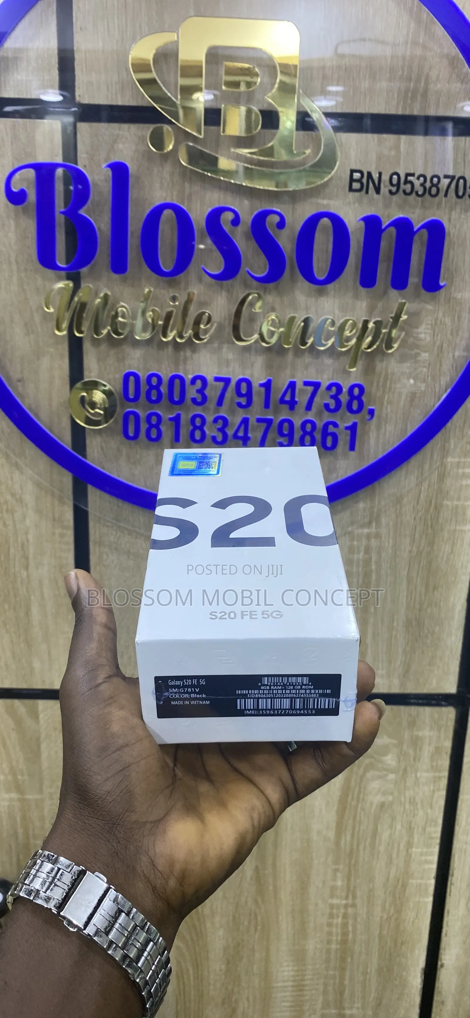 New Samsung Galaxy S20 FE 5G 128 GB Black