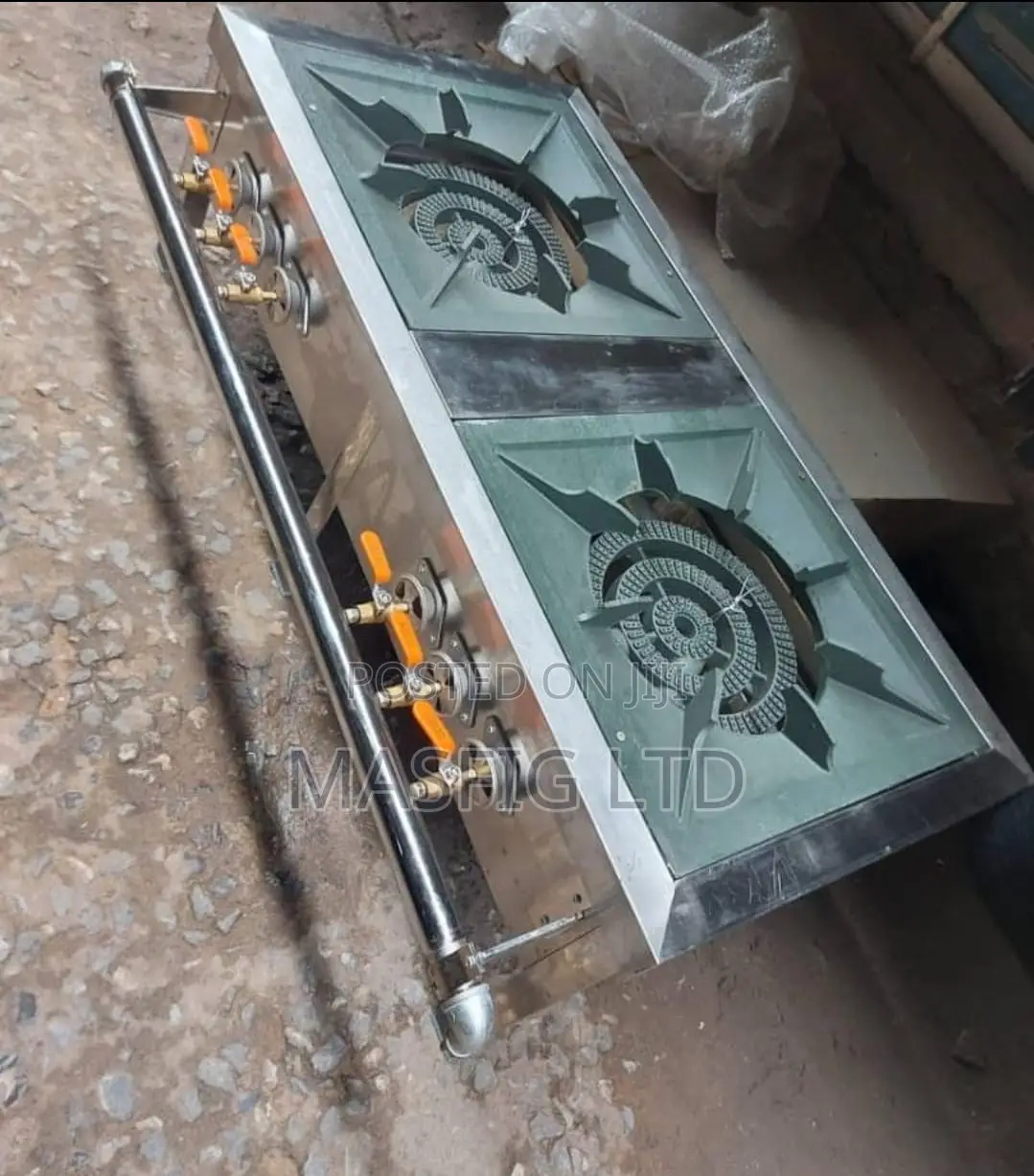 2 Burner Stock Pot Gas Cooker
