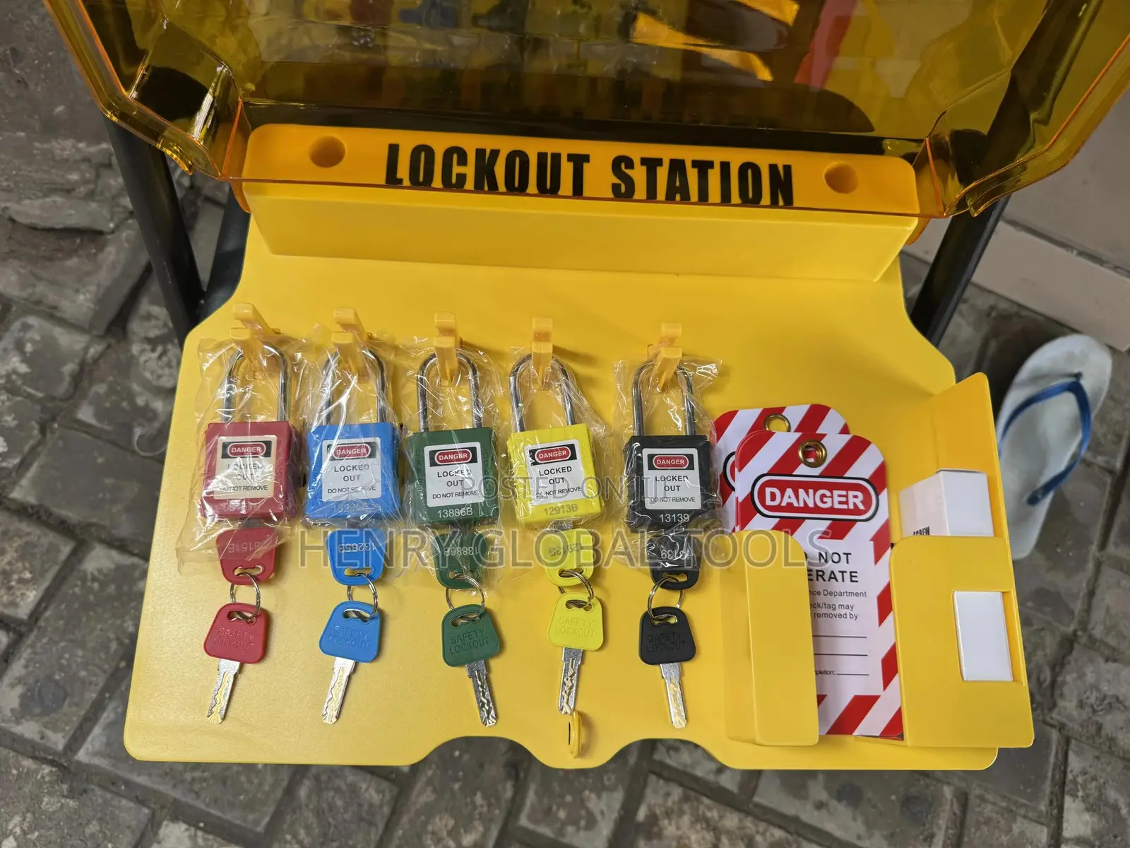 LOTO Lockout Station – Safety Lockout Kit