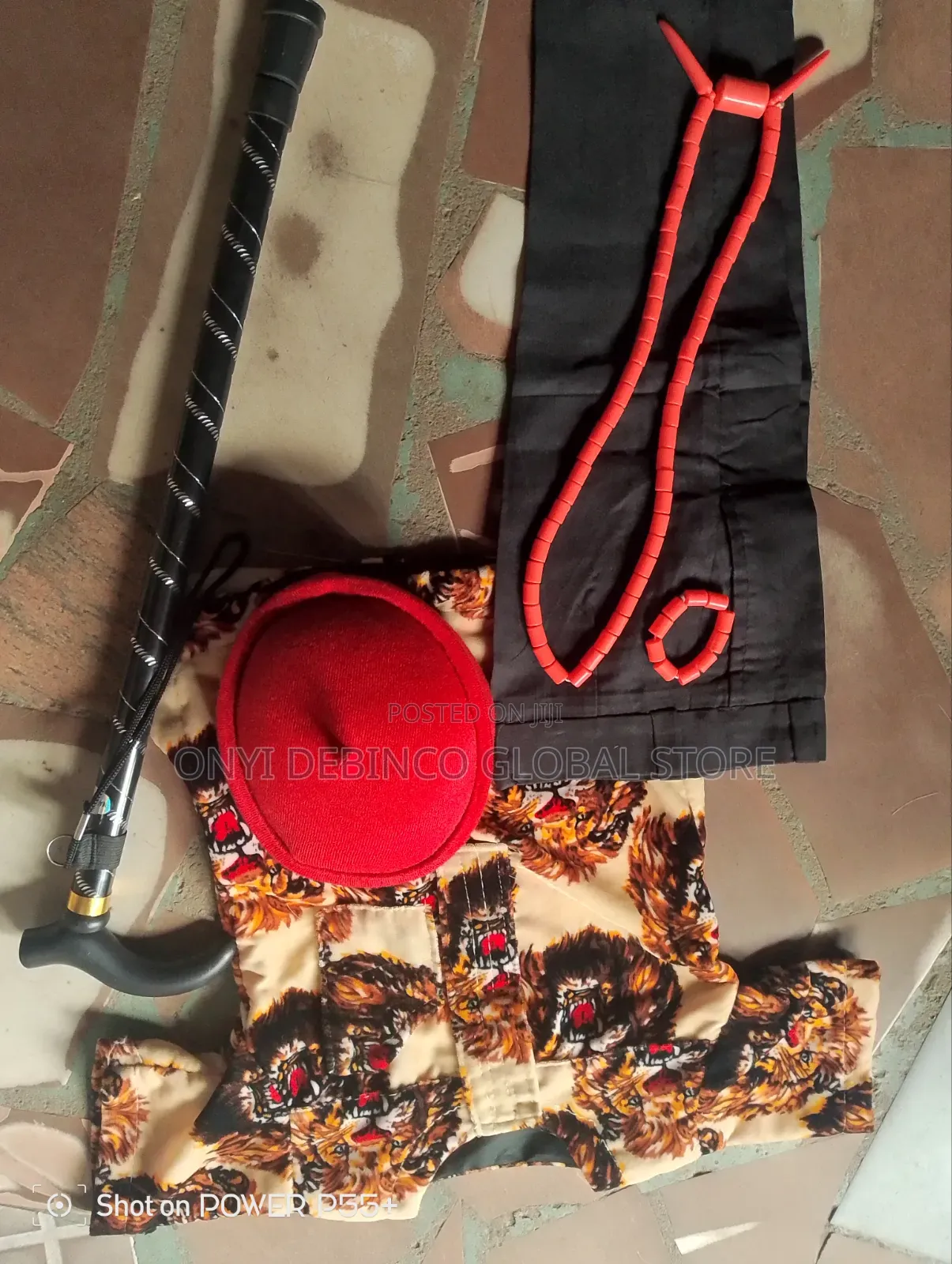 Igbo Boy Isiagu Lion Head for Photo Shoot, School Cultural Day Attire
