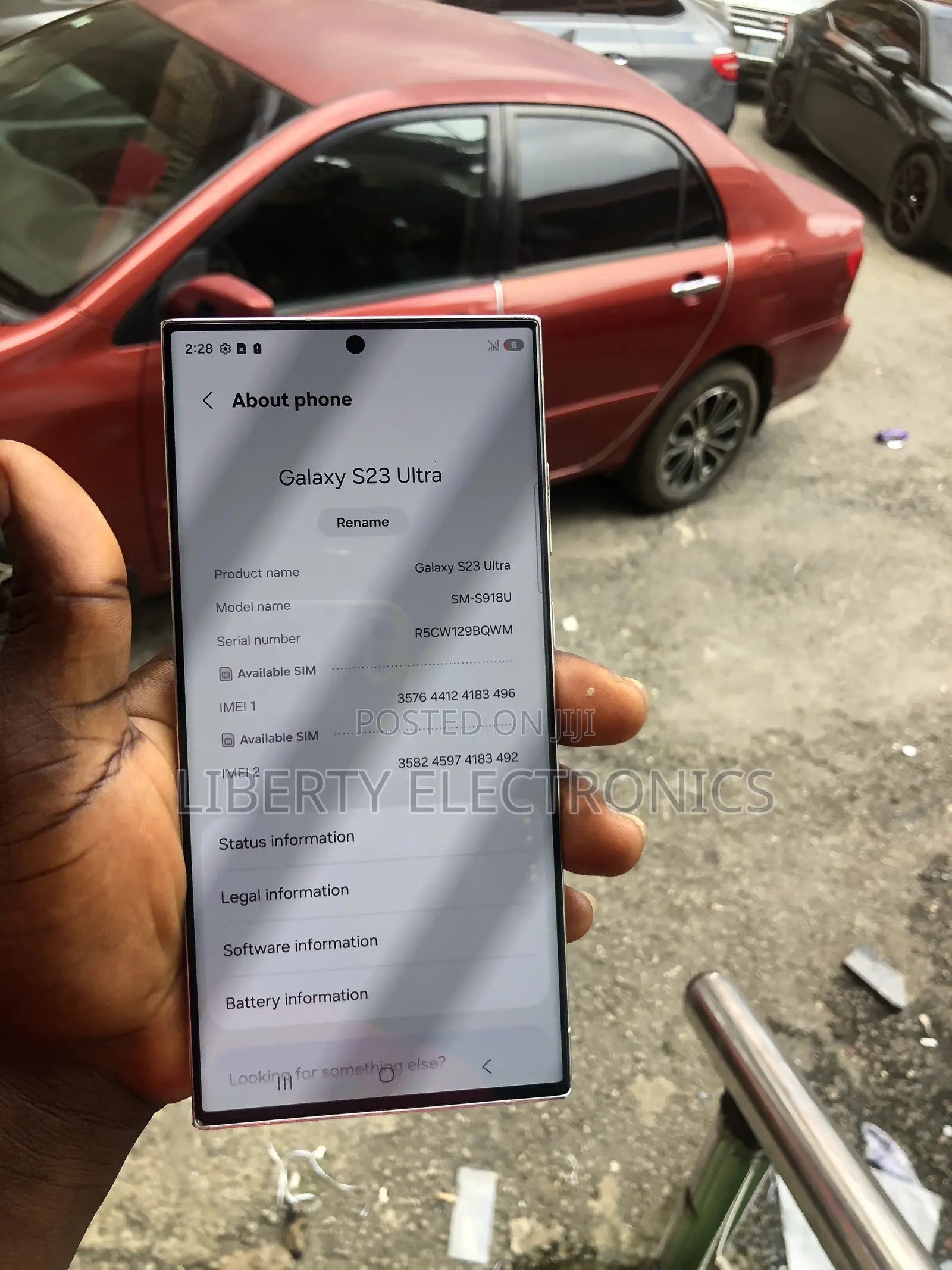 Samsung Galaxy S23 Ultra 256 GB White