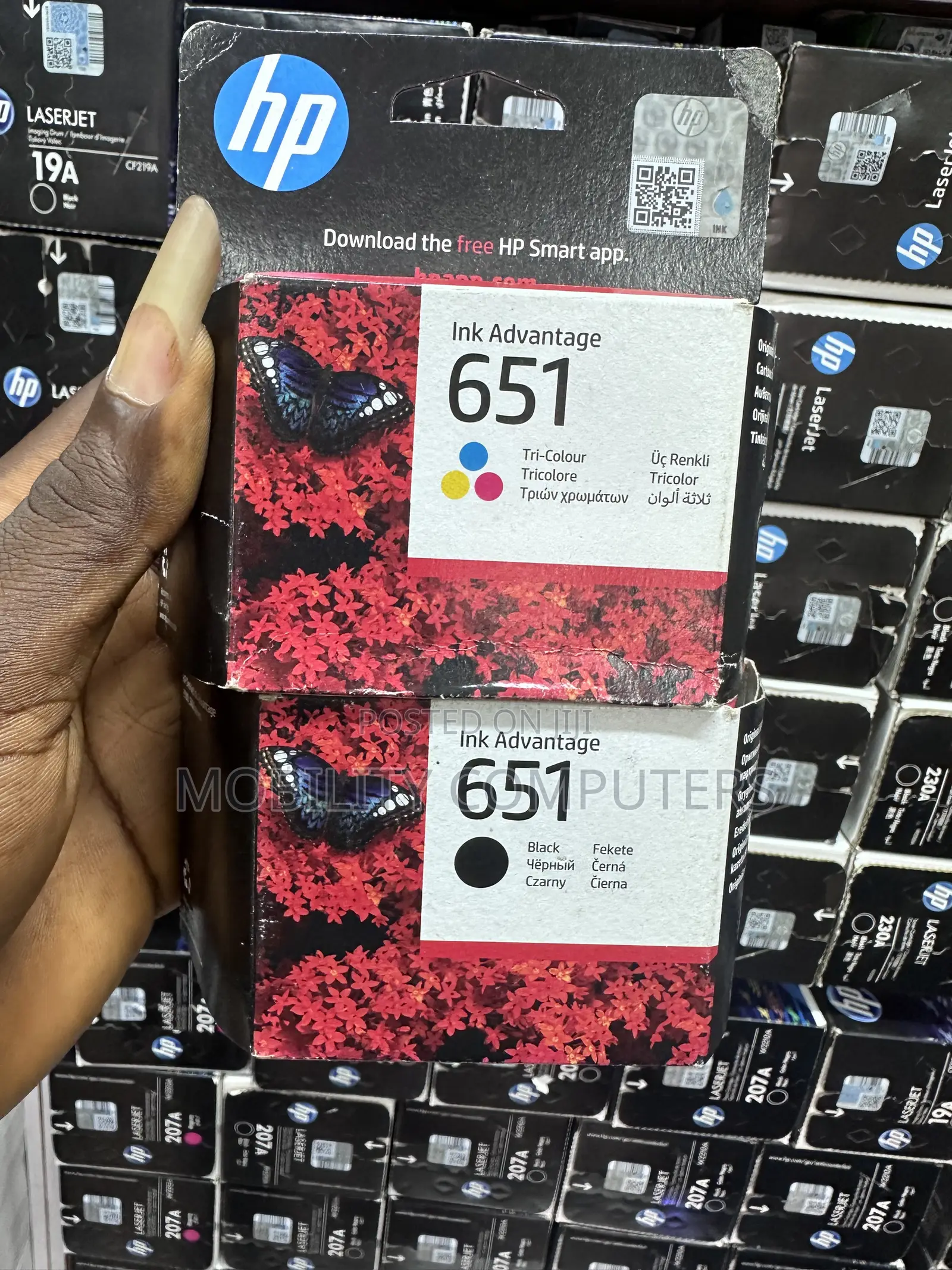 HP 651 Ink Cartridge Black and Color