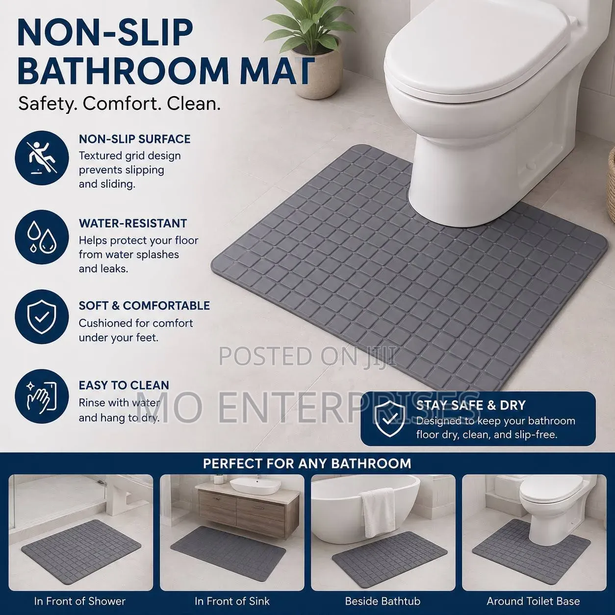 Non Slip Bathroom Mat