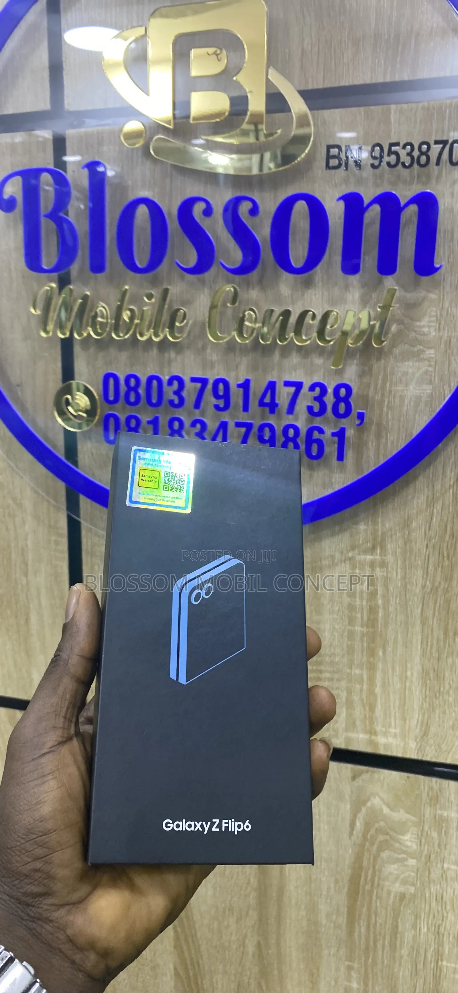 New Samsung Galaxy Z Flip6 256 GB Blue