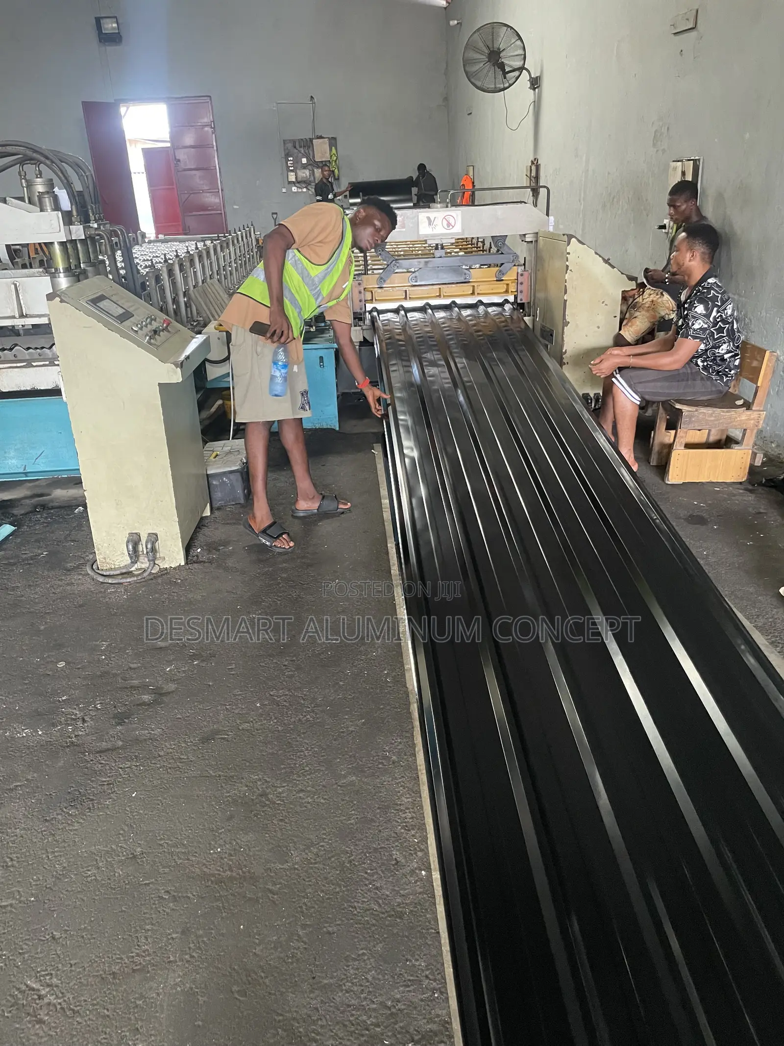 YOUR BUILDING DESERVES CLASSIC BLACK 0.55mm , Aluminum Roofing Sheet