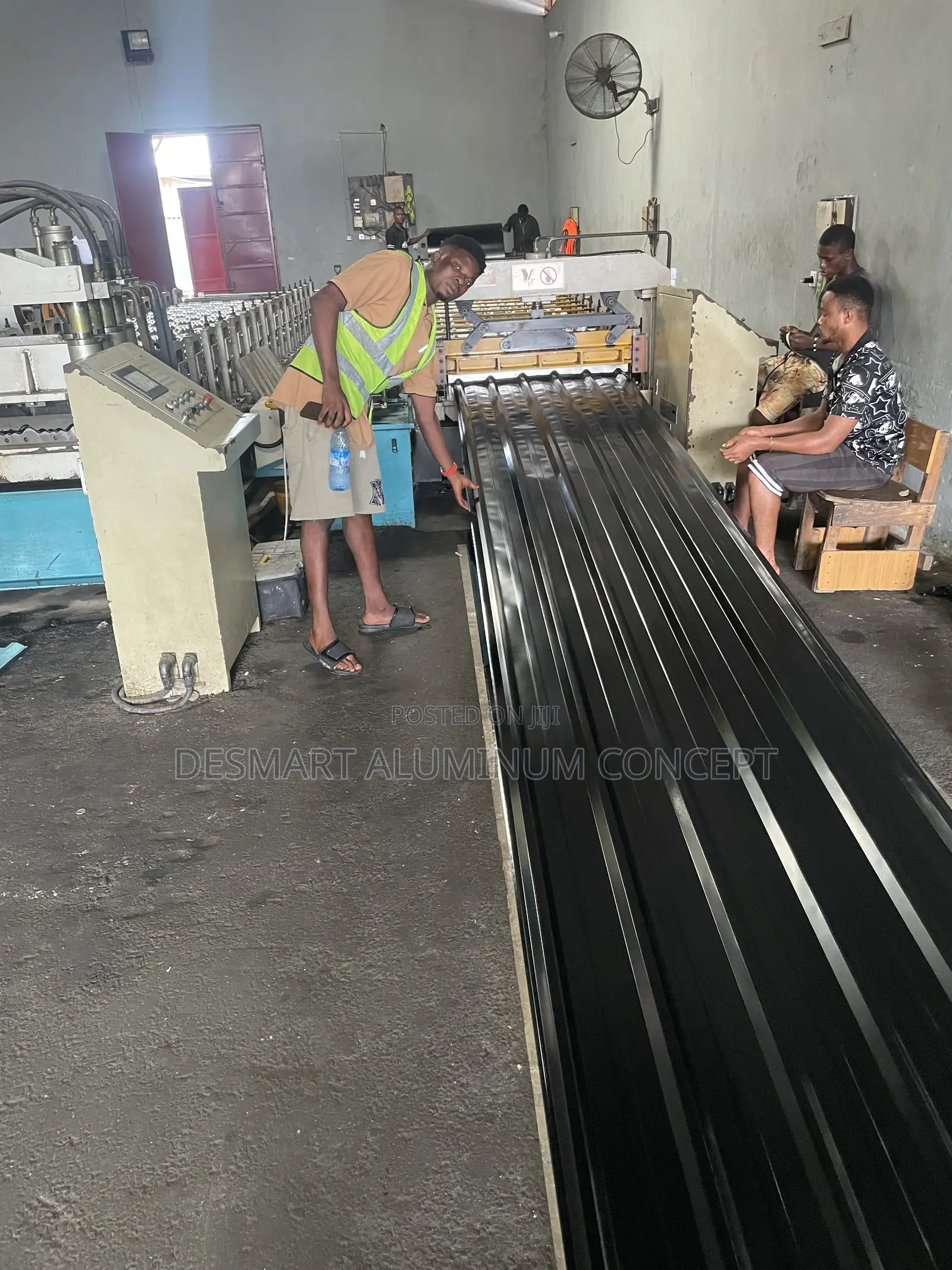 YOUR BUILDING DESERVES CLASSIC BLACK 0.55mm , Aluminum Roofing Sheet