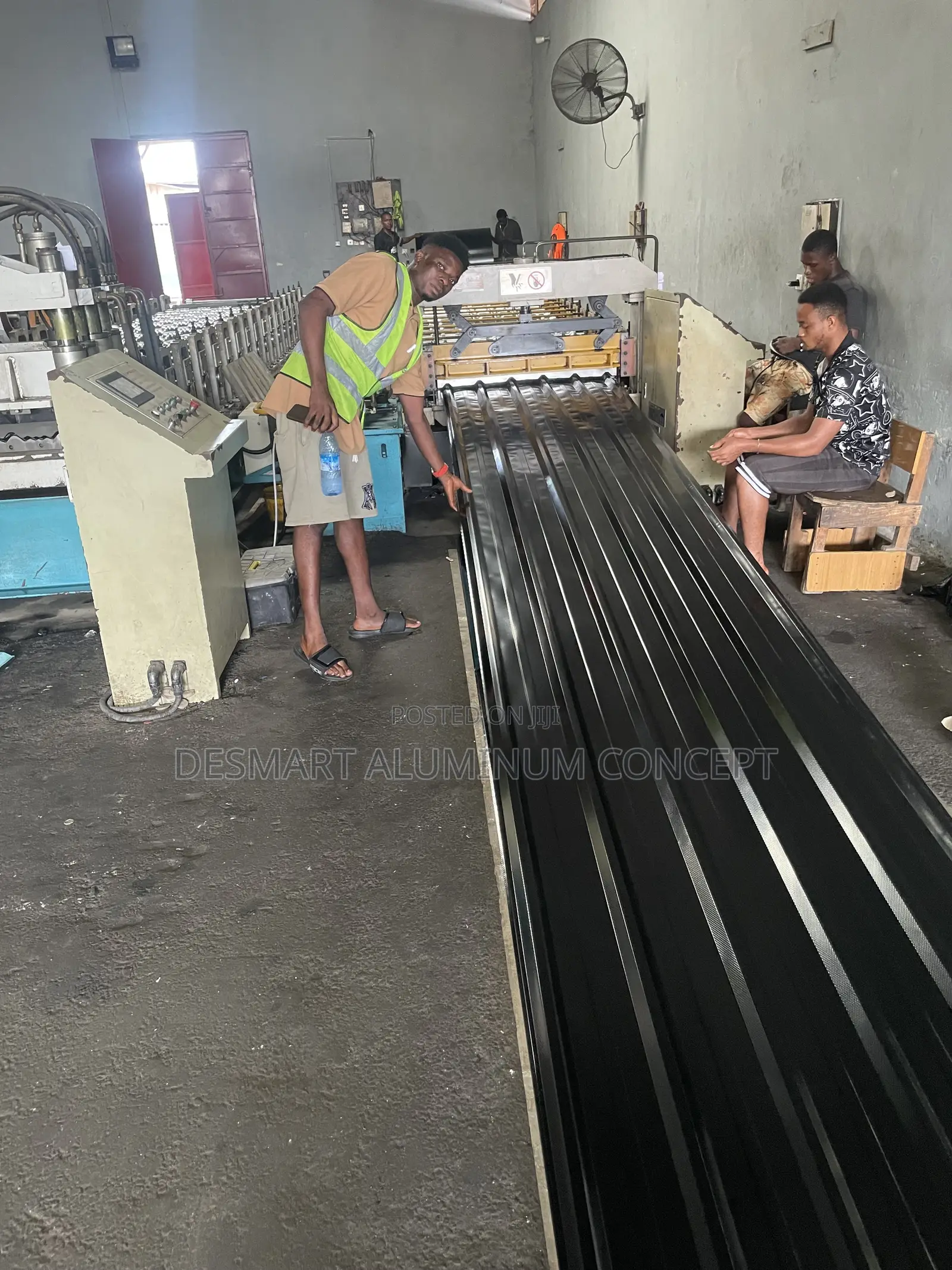 YOUR BUILDING DESERVES CLASSIC BLACK 0.55mm , Aluminum Roofing Sheet