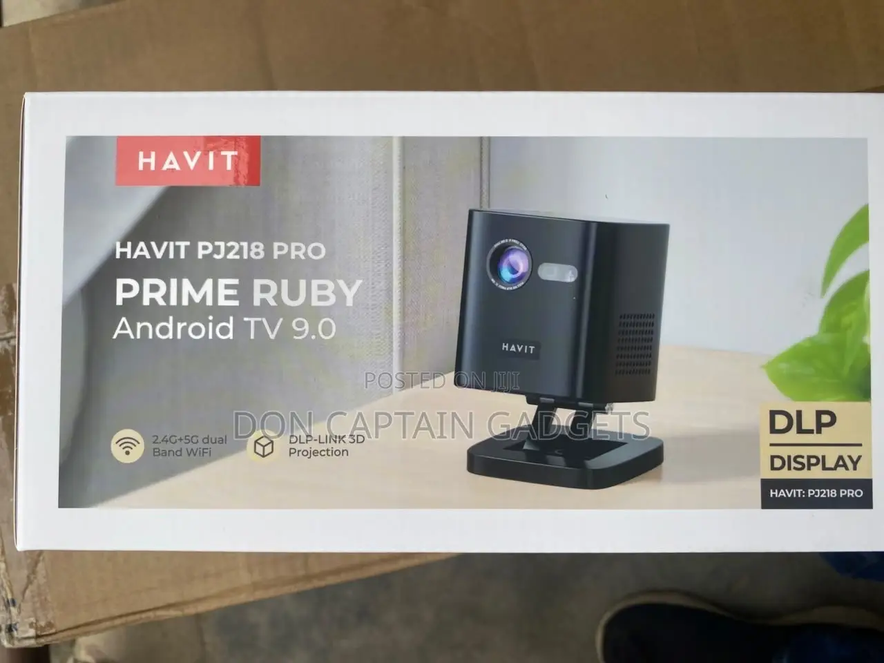 Havit Prime Ruby Projector PJ218 Pro ( Rechargeable ) 8000mah Battery