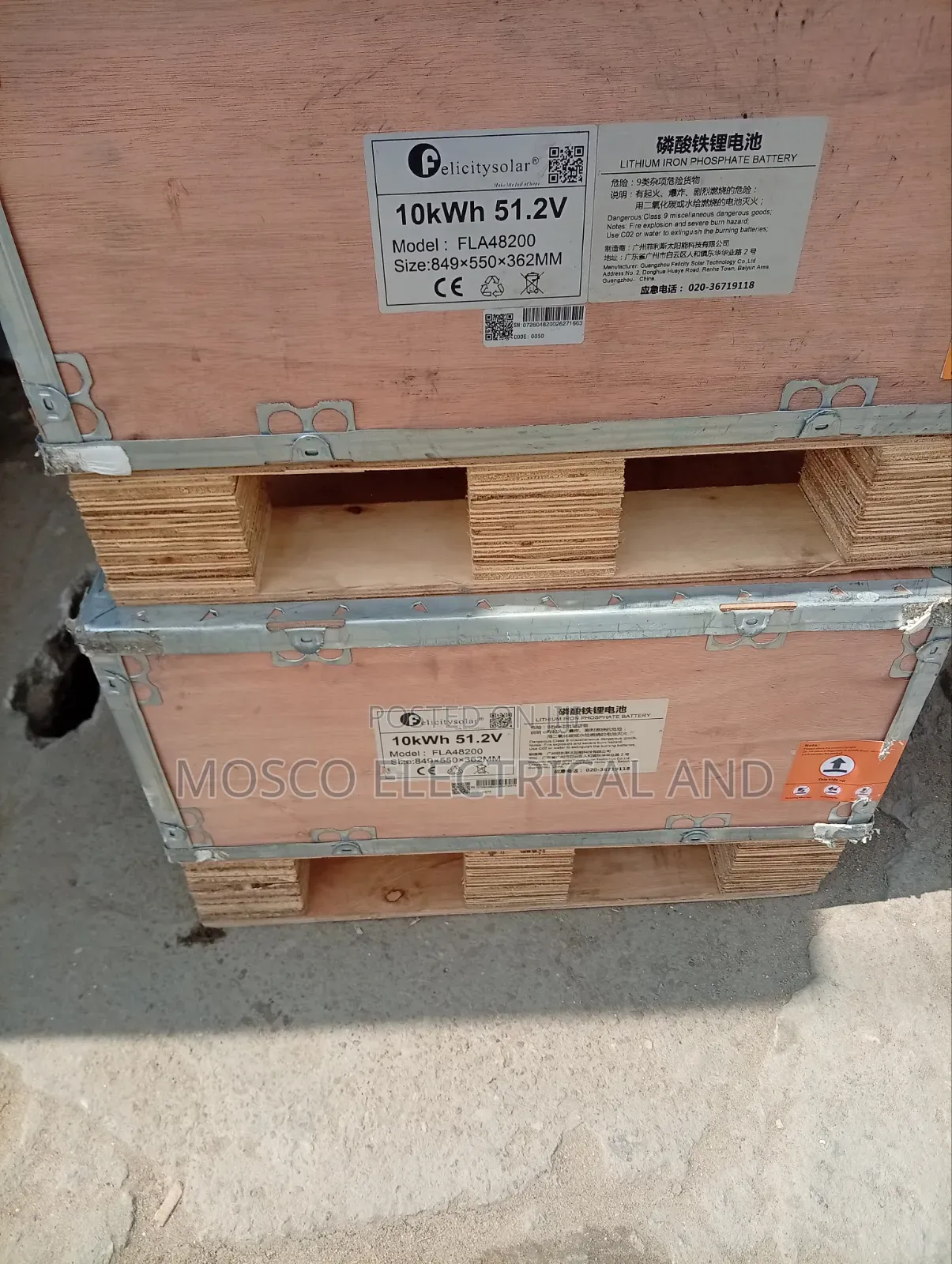 Quality 10kwh/51.2volts Felicity Lithium Ion Solar Batteries