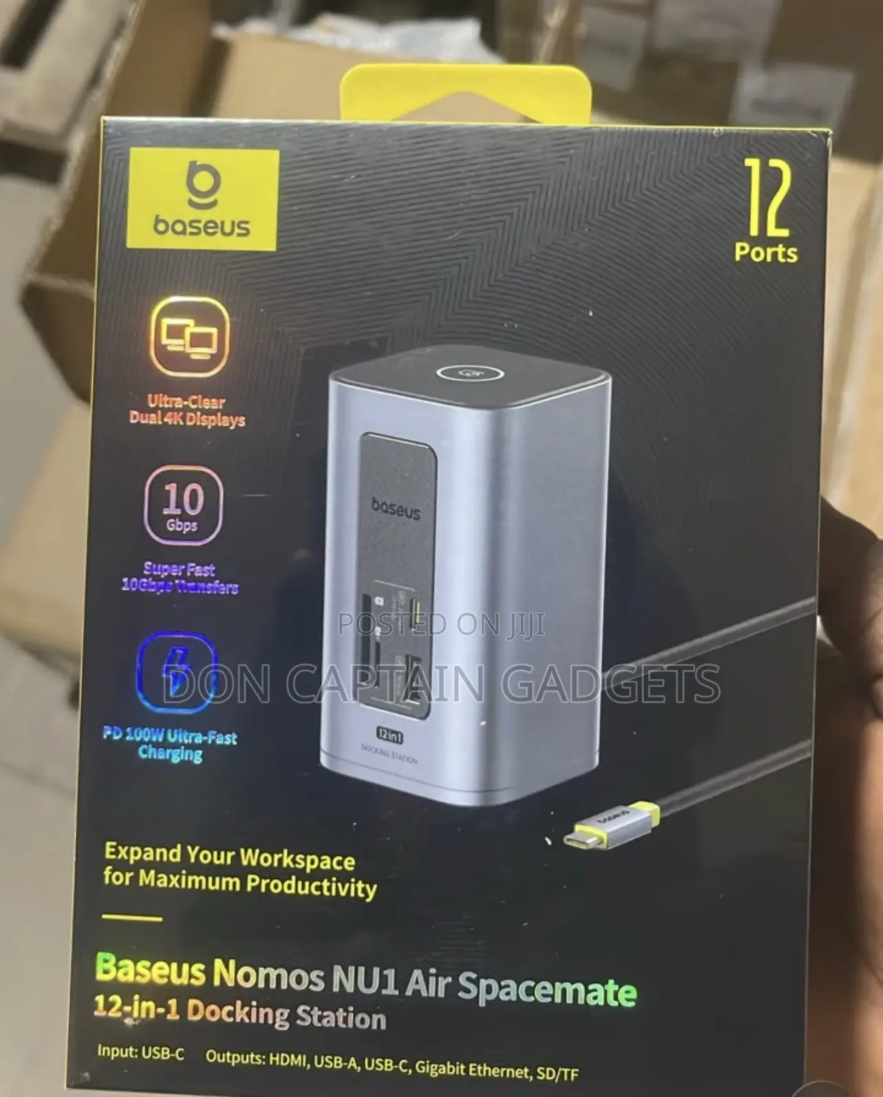 Baseus Nomos NU1 Air Spacemate 12 in 1 Docking Station