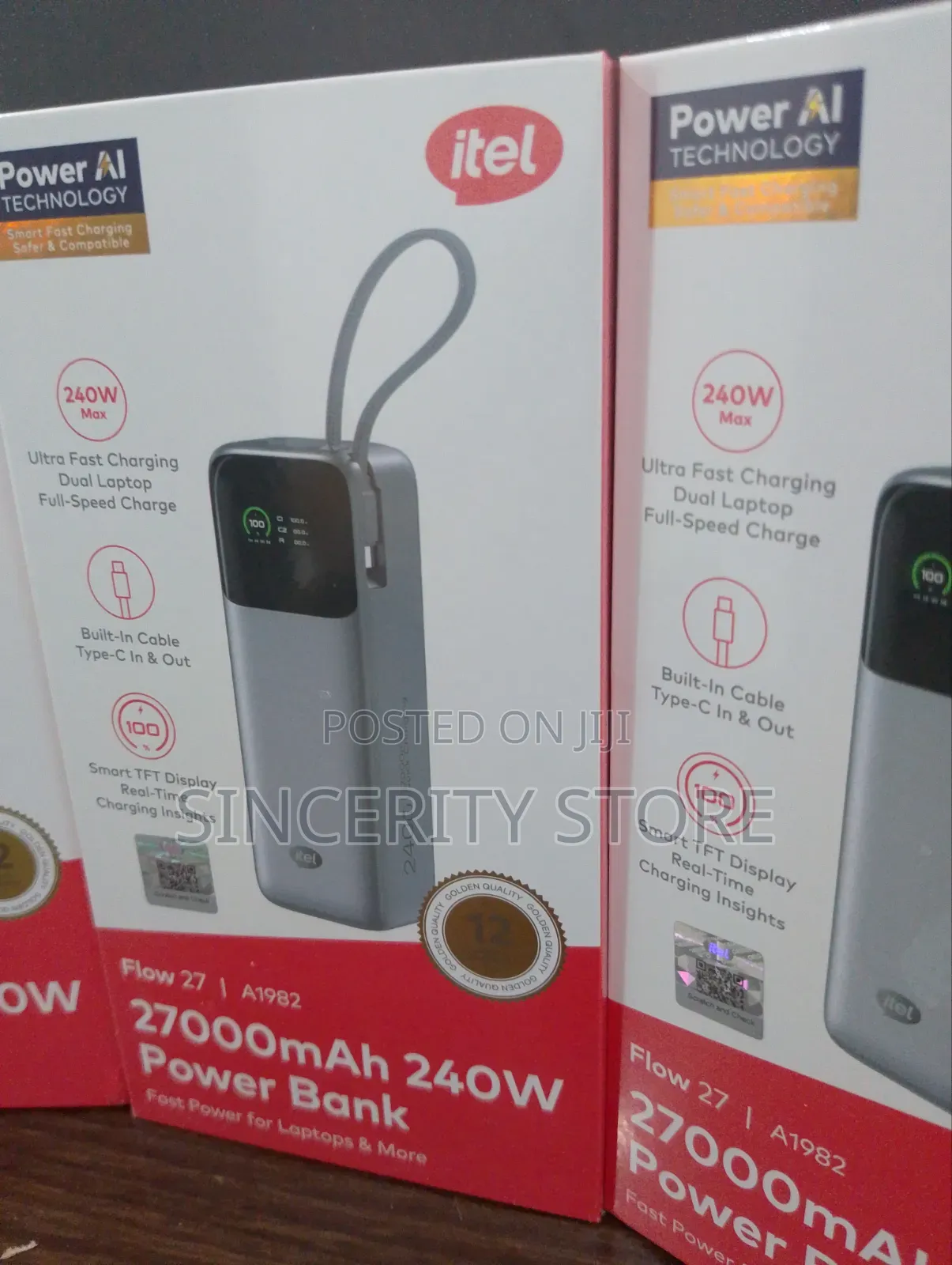ITEL 27,000mAh 240w POWERBANK
