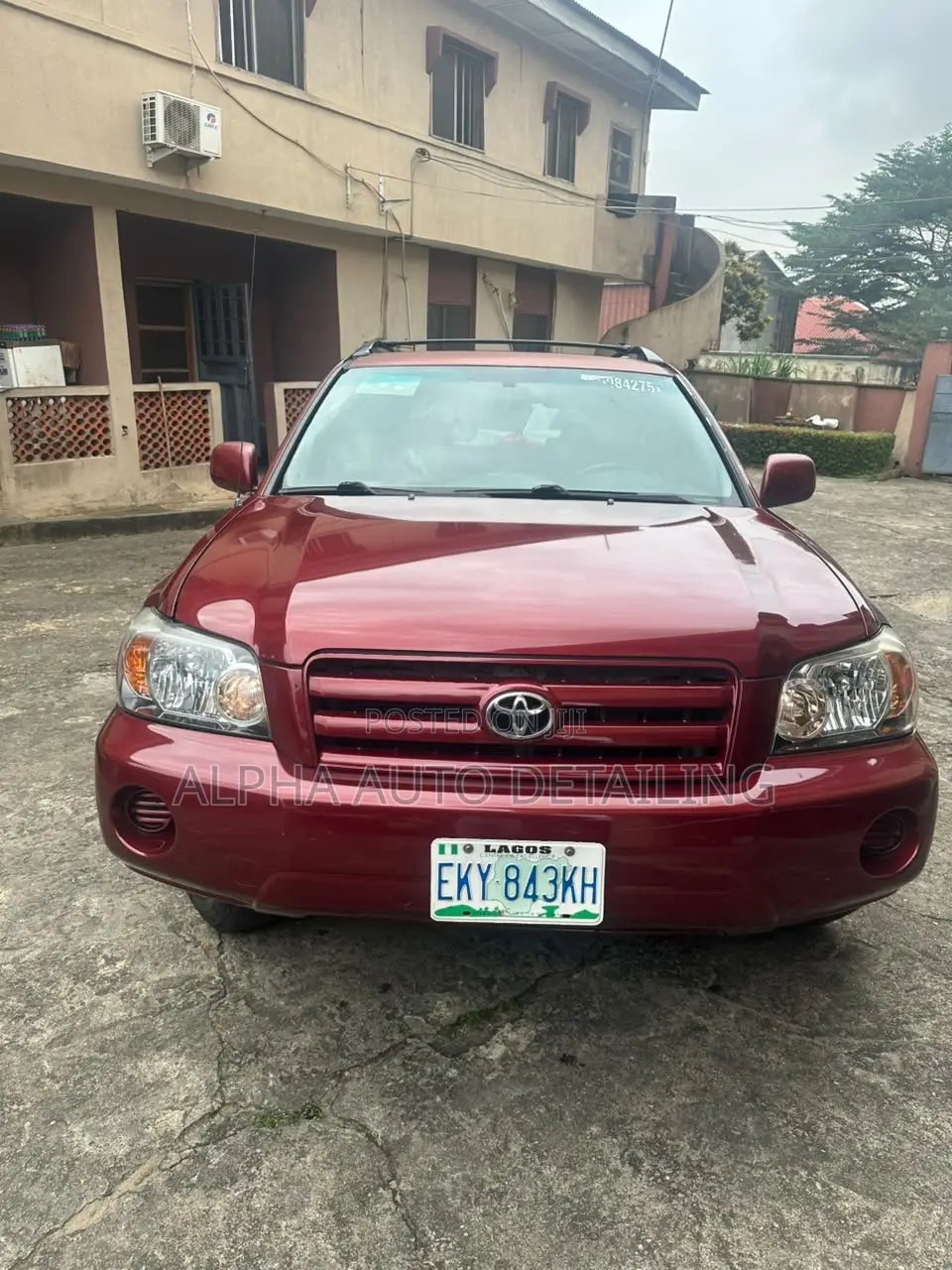 Toyota Highlander 2006 Burgundy