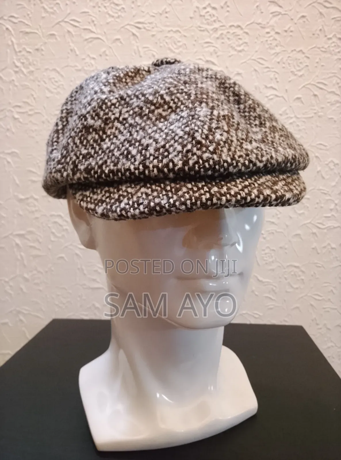 Papas Octagonal Cap Color Blocking - Brown