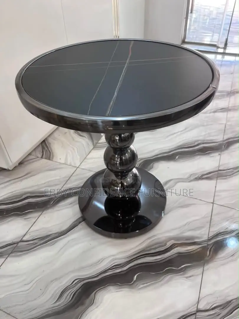 Luxury Side Stool With Marble Top