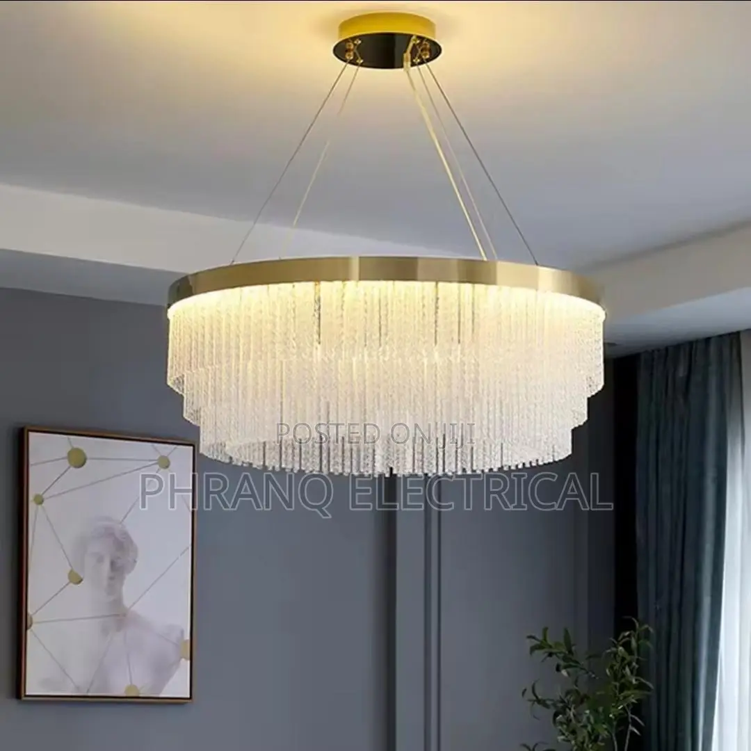 Gold Plated Modern Crystal Chandelier Lights