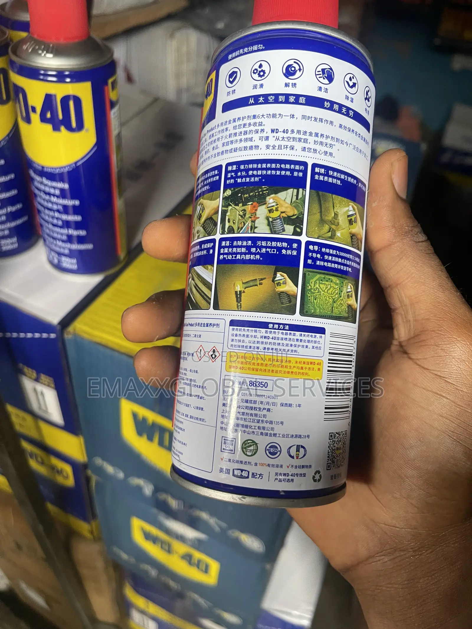 Original Wd40 Antirust Penetrating Oil Lubricant