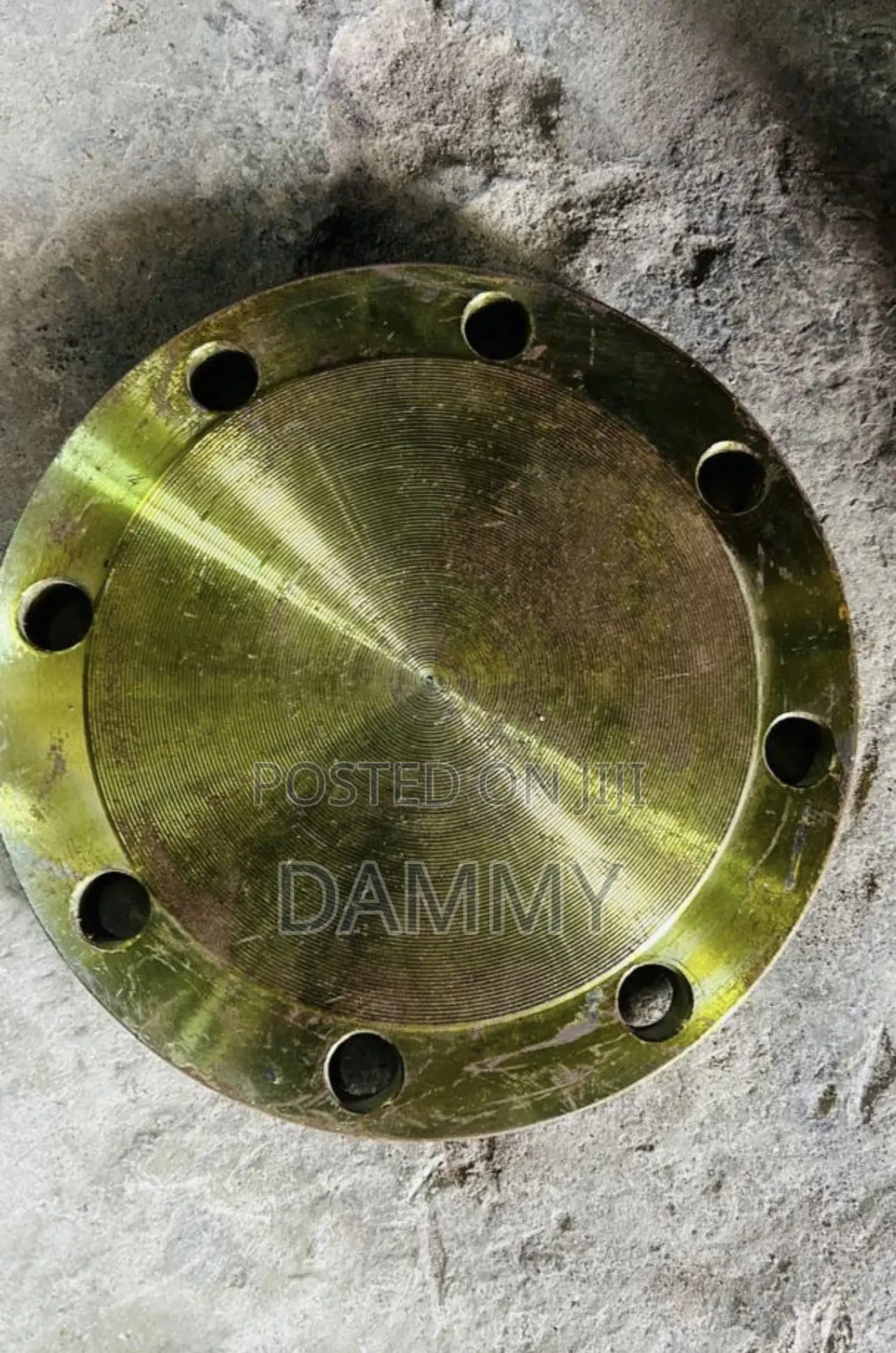 Yellow-Primed Carbon Steel Blind Flange