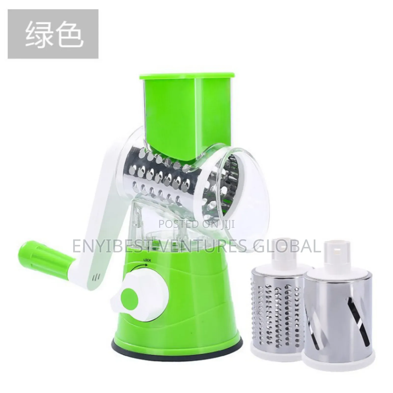 Tabletop Drum Grater Vegetable and Food Slicer