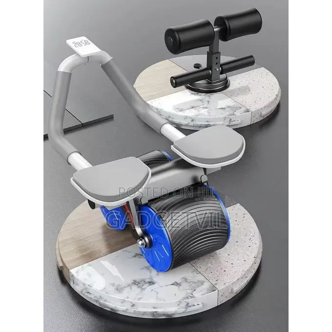 Automatic Rebound Abdominal Muscle Exercise Wheel With Timer