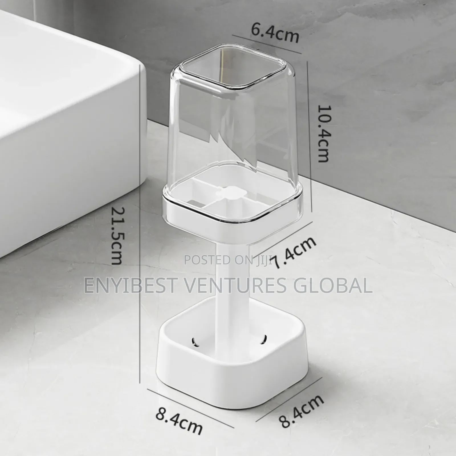 Multifunctional Toothbrush Holder/ Bathroom Organizer