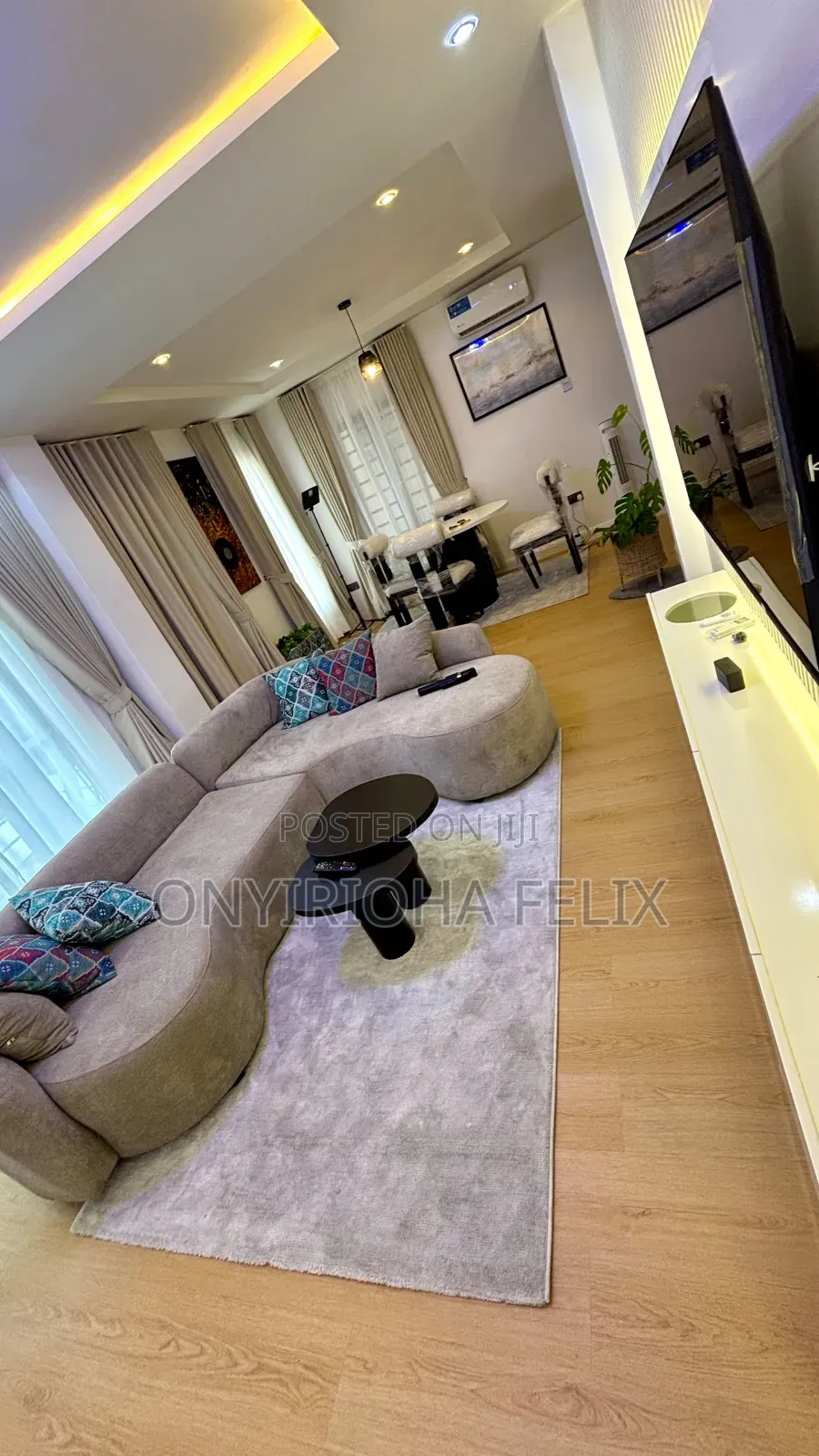 Furnished 1bdrm Block of Flats in Katampe Main for rent