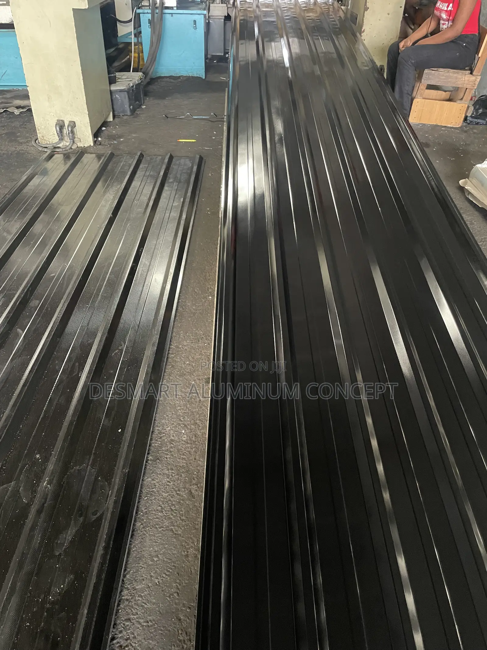 BLACK ,Aluminum Roofing,0.55mm Timeless Color. Heavy-Duty Strength.