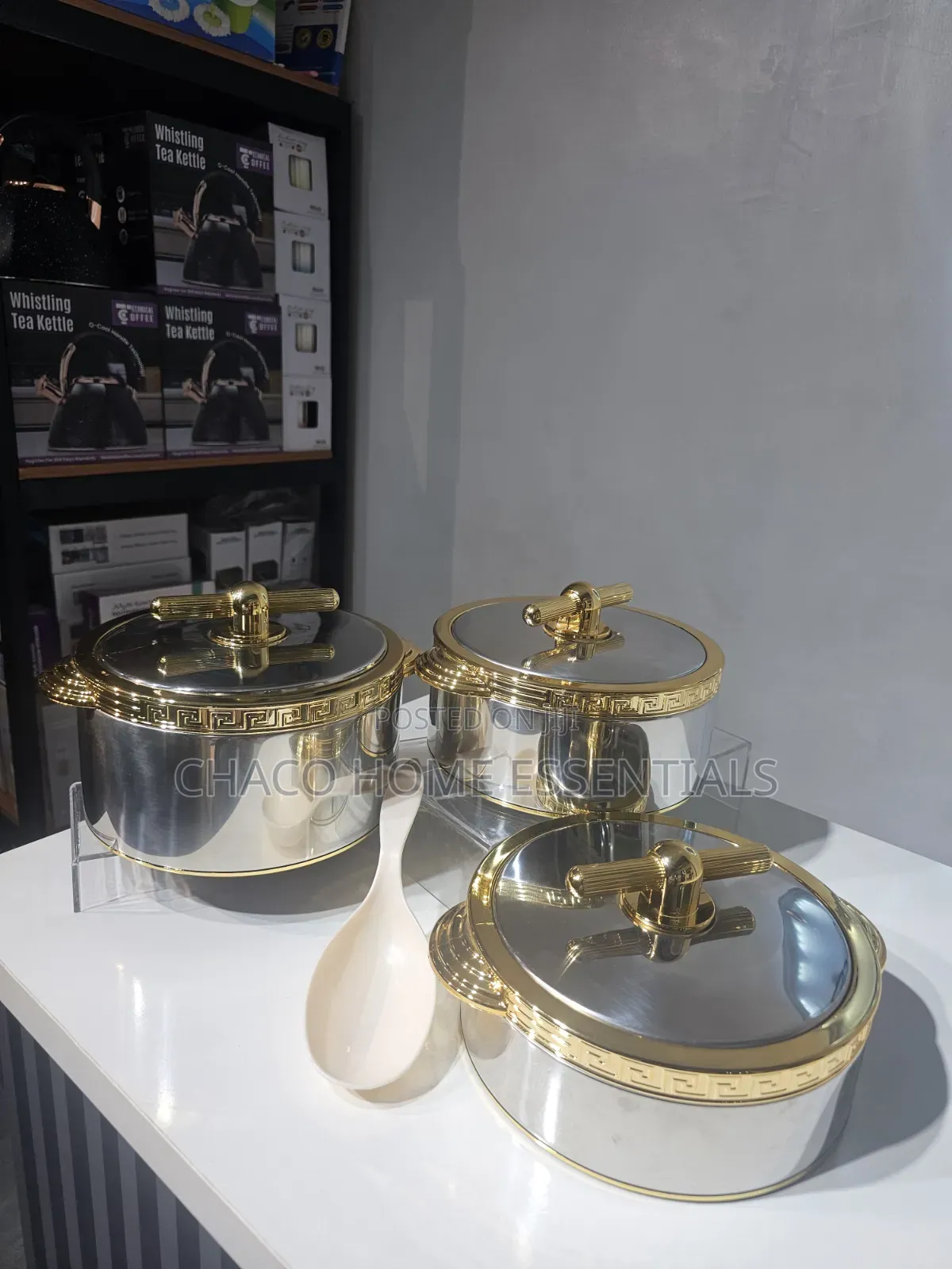 3-Piece Stainless Steel Insulated Food Warmer Casserole Set