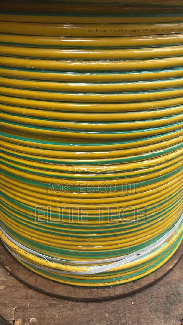 70mm Flexible Single Core Earth Cable (Yellow & Green) - Pure Copper