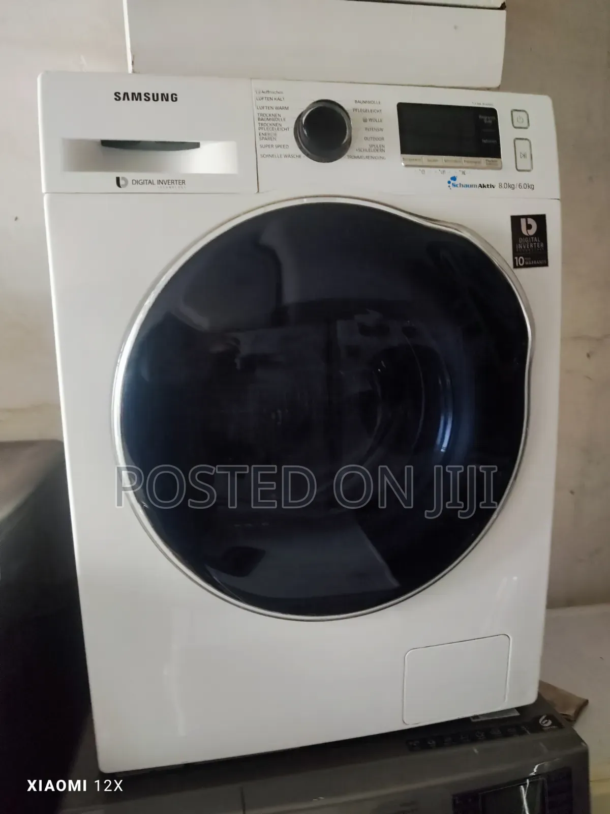 Samsung 8/6kg Digital Inverter Soft Touch Wash Dry Washing Machine