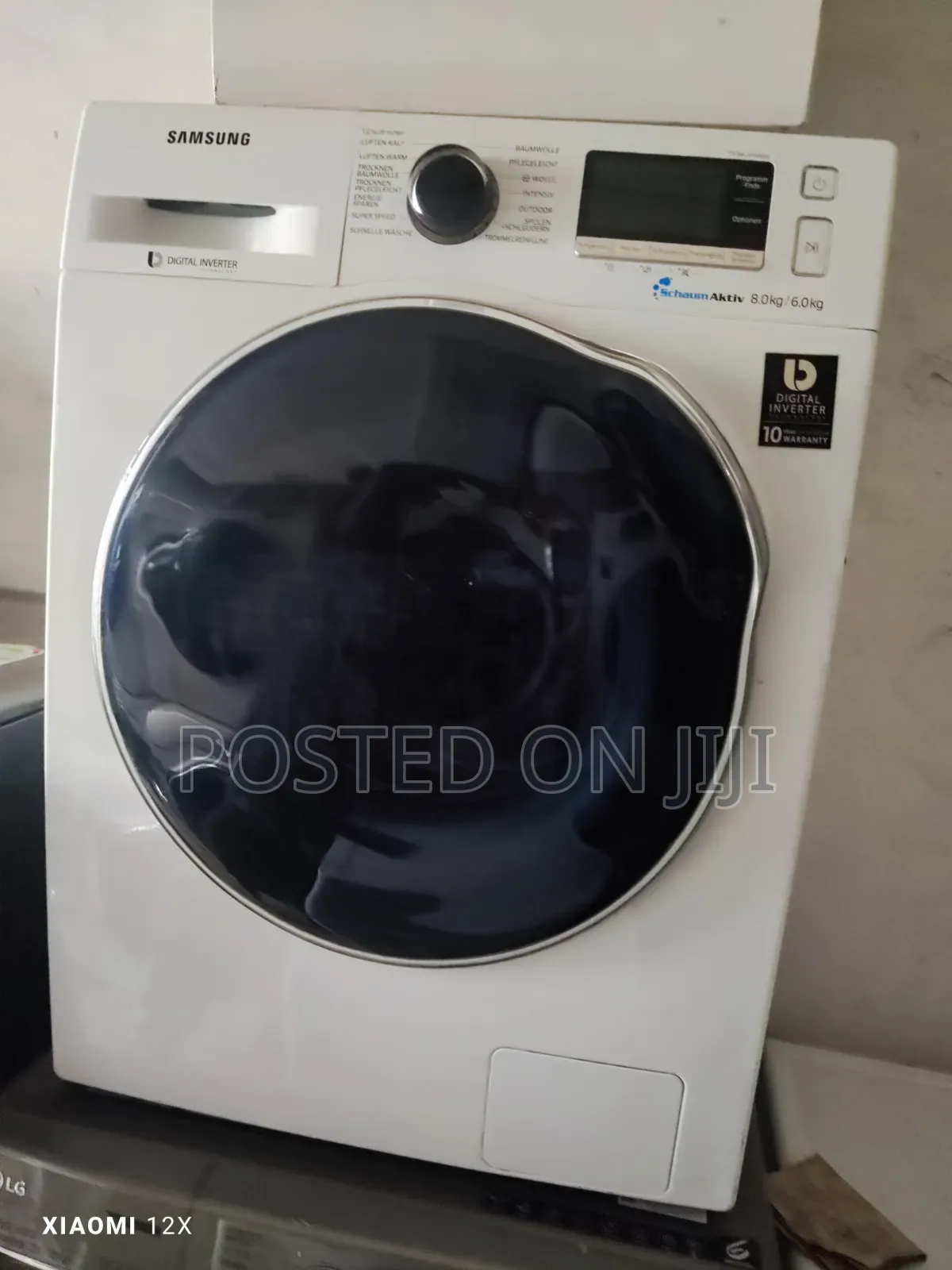 Samsung 8/6kg Digital Inverter Soft Touch Wash Dry Washing Machine