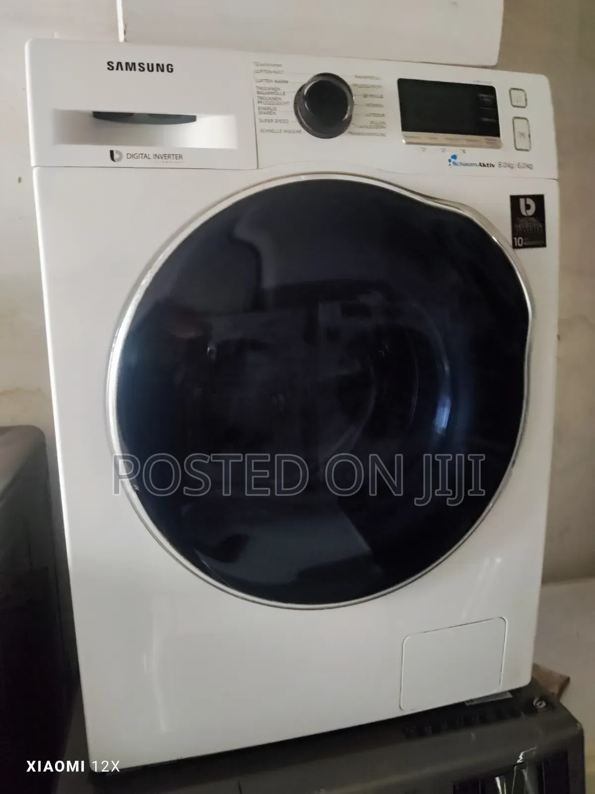 Samsung 8/6kg Digital Inverter Soft Touch Wash Dry Washing Machine