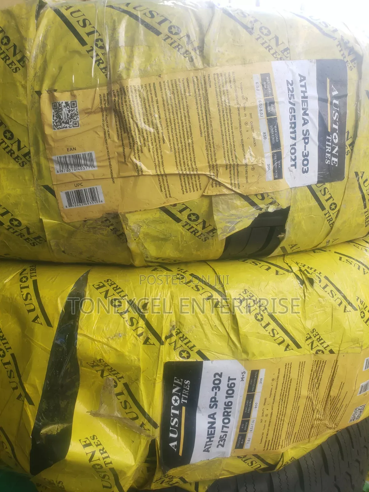 Austone 235/55/19 18 Months Warranty