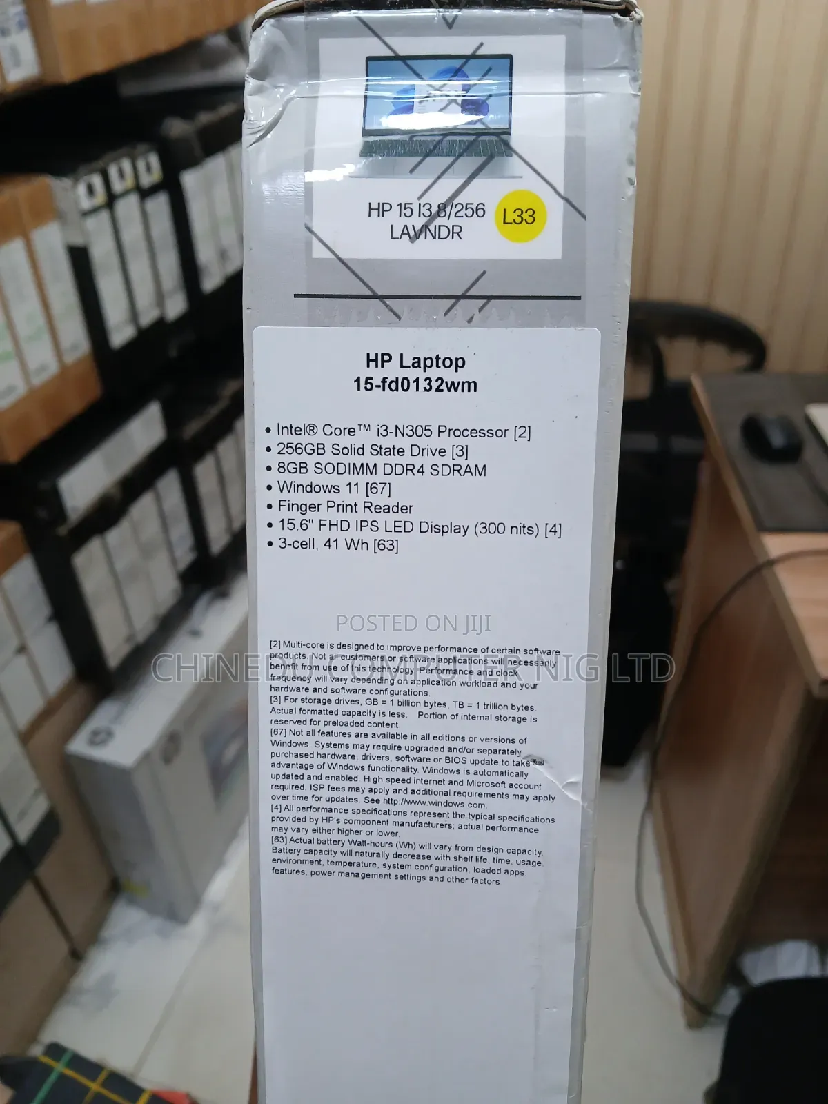 New Laptop HP 15 8GB Intel Core i3 SSD 256GB