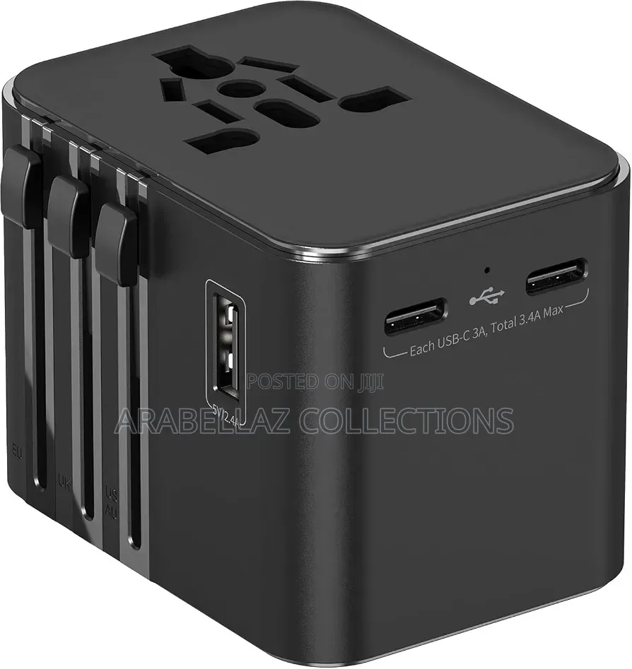 International Travel Power 2 USB-C and 2 USB-A Ports, Adapter
