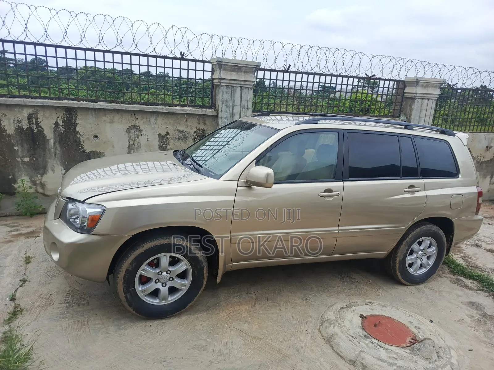 Toyota Highlander V6 2005 Gold
