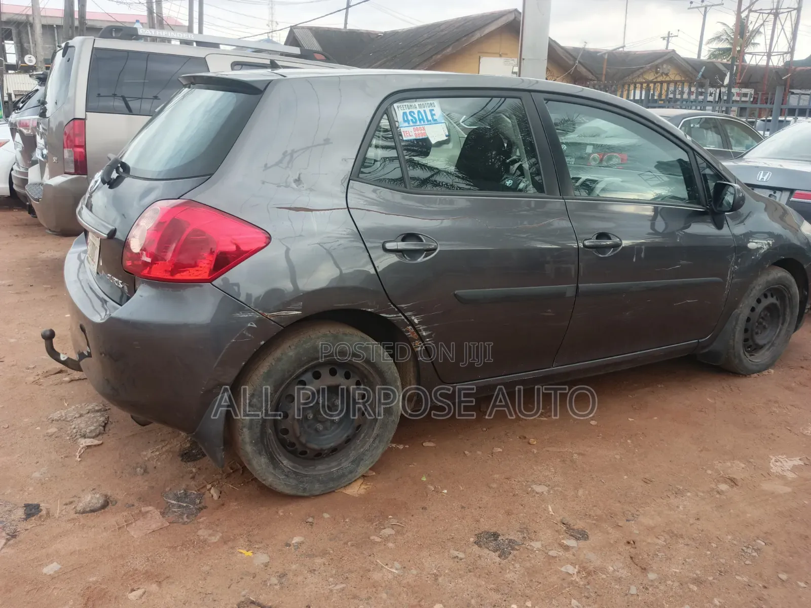 Toyota Auris 2002 Gray
