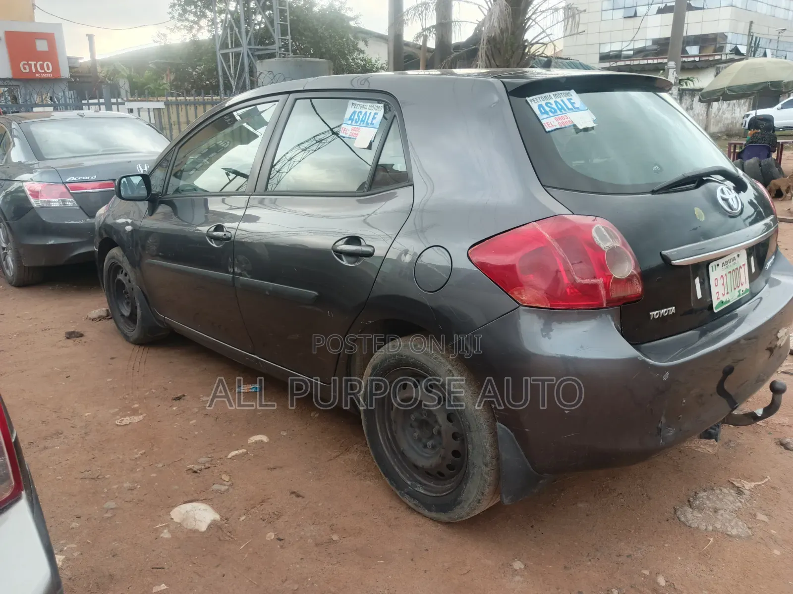 Toyota Auris 2002 Gray