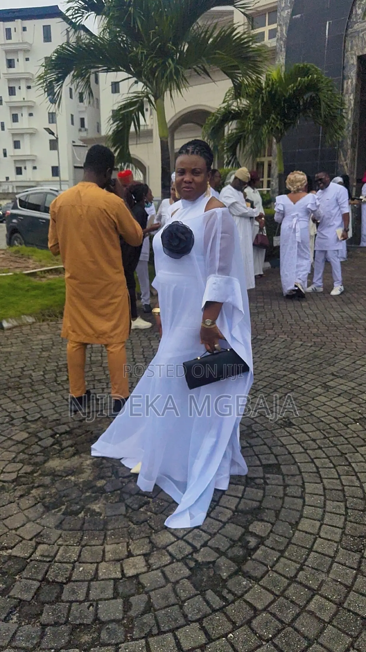 Elegant White Off-Shoulder Maxi Dress – RTWbyJide