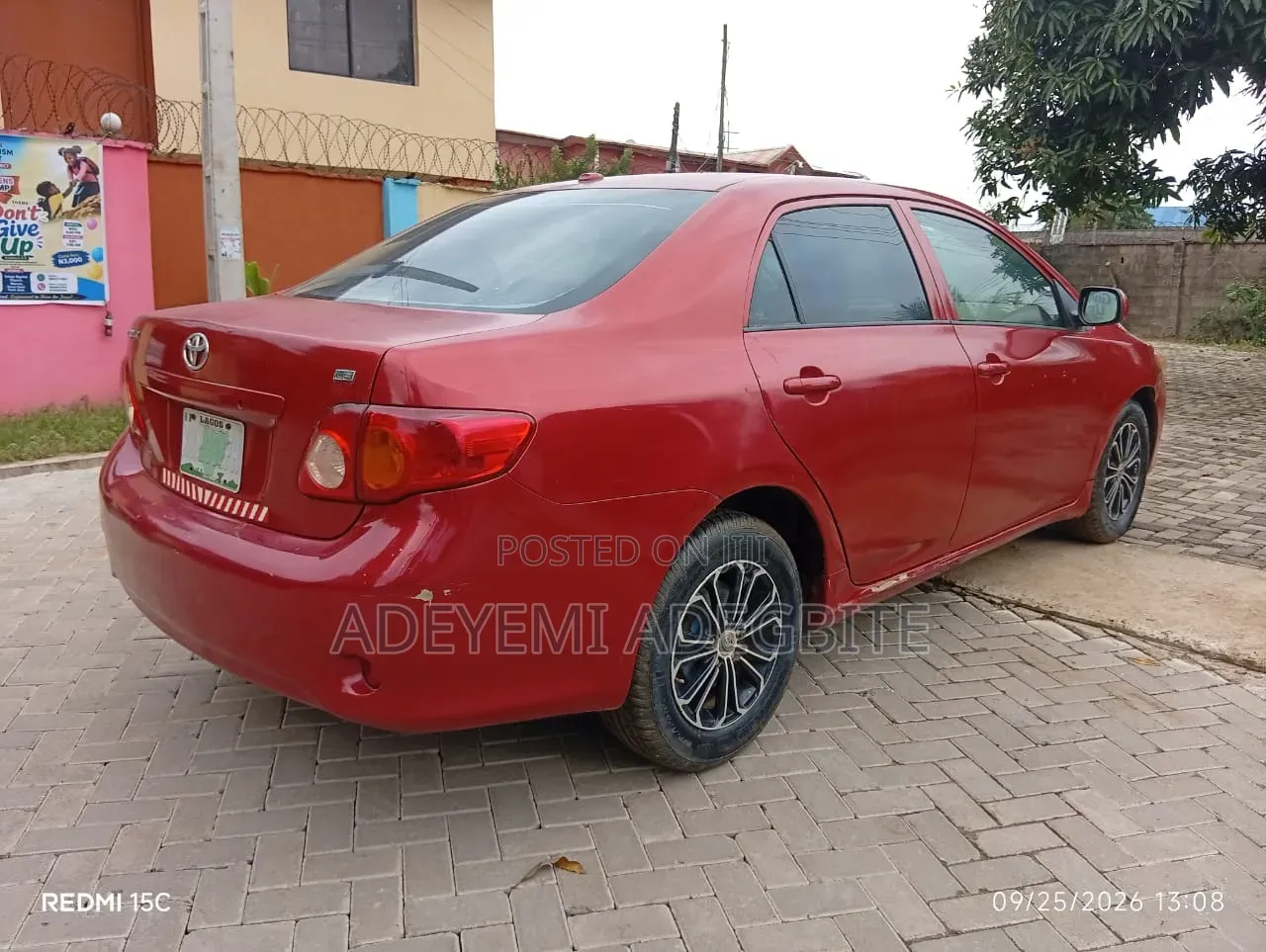 Toyota Corolla 2010 Red